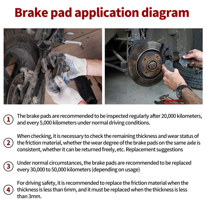 Road Passion Rear Brake Pads for CAN-AM Spyder RS Phantom Black 09 R/Spyrder RT-S 10-12 R/Spyder RT 10-12 R/Spyder RS-S 10-12 R/Spyder RS 10-12 R/Spyder RT LTD 11-12 R - Image 5